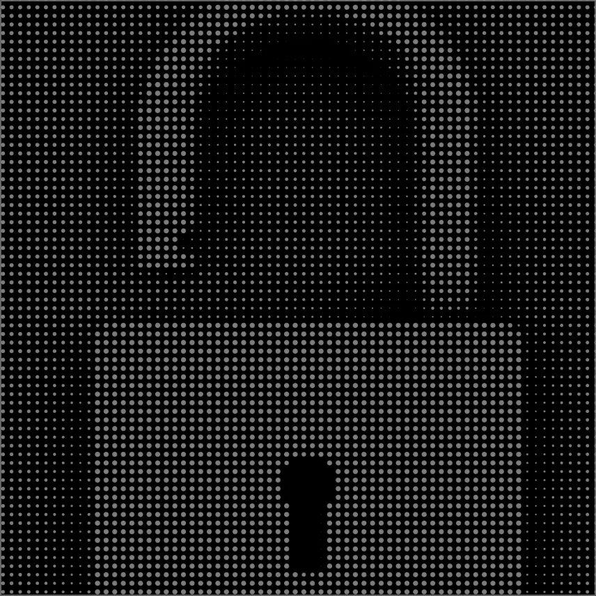 A dotted padlock image